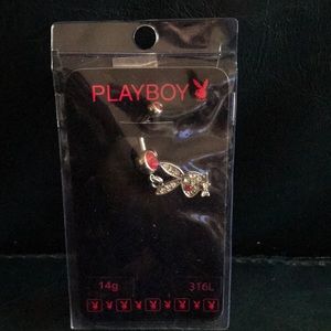 Authentic playboy bunny belly ring body jewelry